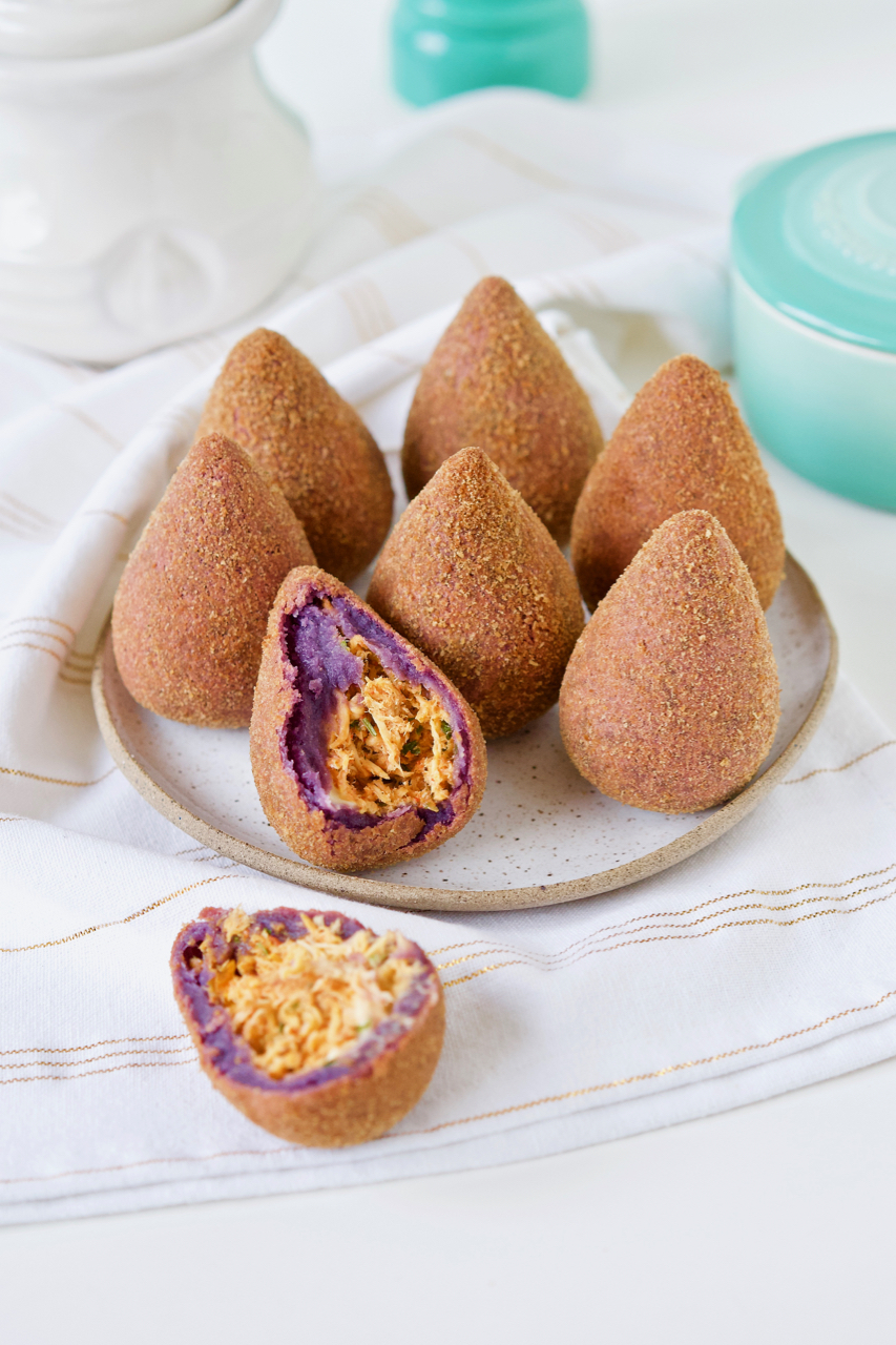 Coxinha De Batata Doce Roxa – Flamboesa